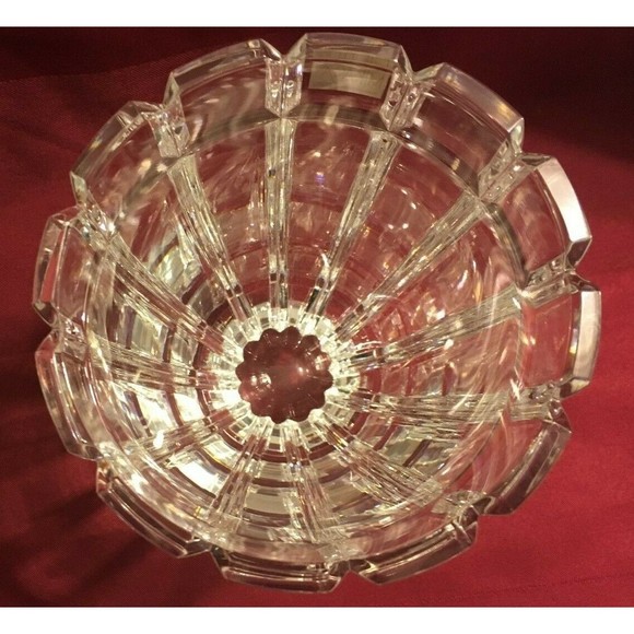 Mikasa Reflections Crystal Vase Heavy With Tag Yugoslavia Discontinued 1990s - Picture 4 of 7